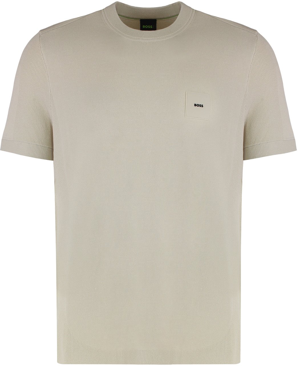 Boss T-shirt short-sleeved in knit Beige