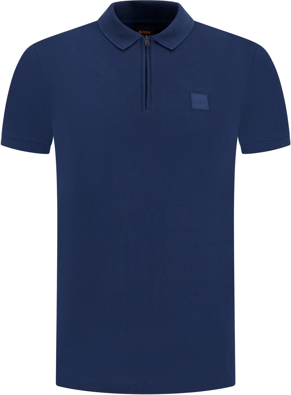 Boss Polo Blauw Blauw