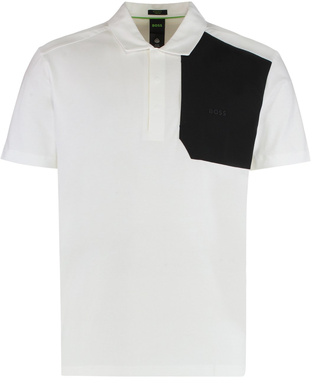 Boss Cotton polo Wit