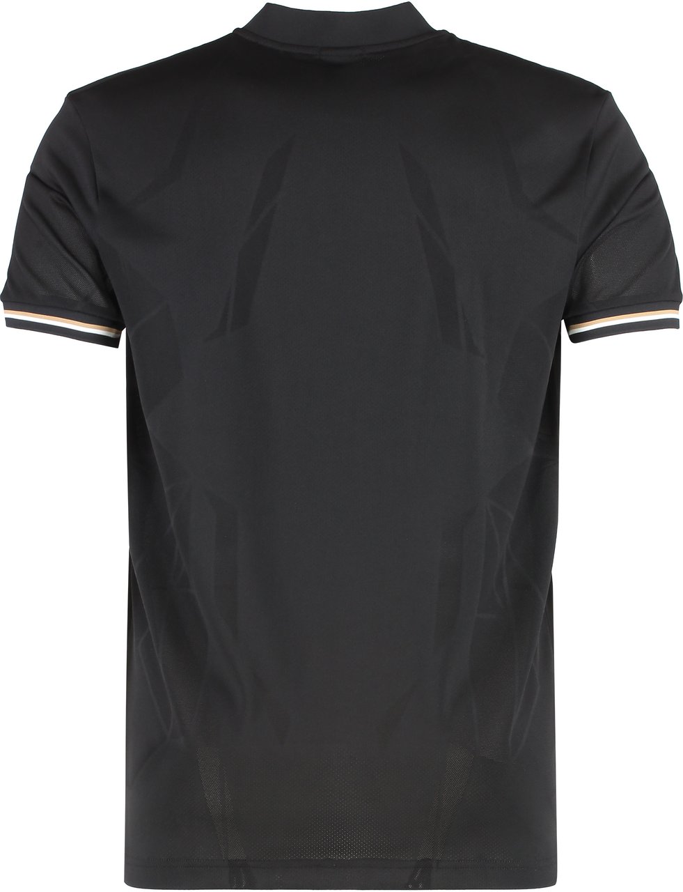 Boss Techno fabric t-shirt Zwart