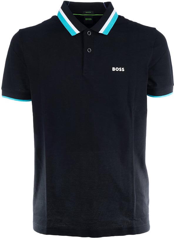 Boss T-Shirts And Polos Black Zwart