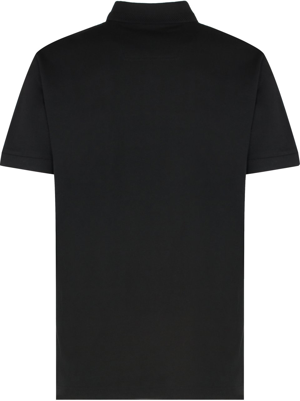 Boss Cotton polo shirt Zwart