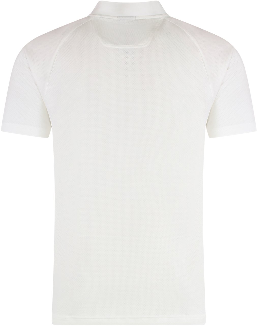 Boss Technical fabric polo shirt Wit