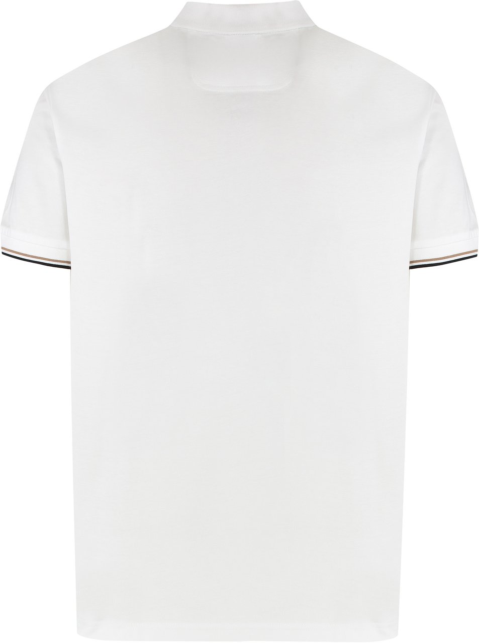 Boss Cotton polo shirt Wit