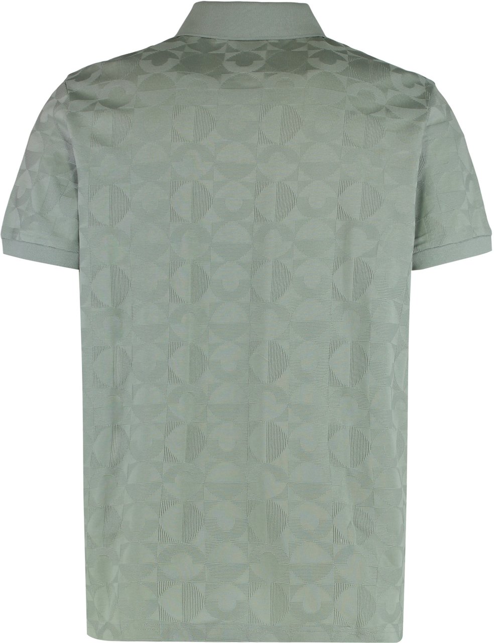 Boss Cotton polo Groen