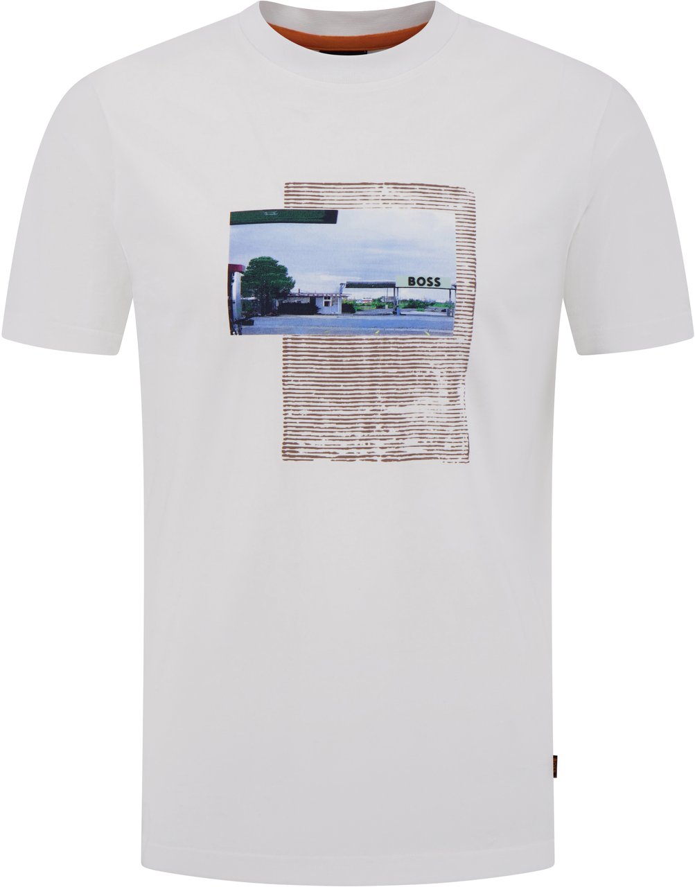 Boss T-shirt Wit Wit