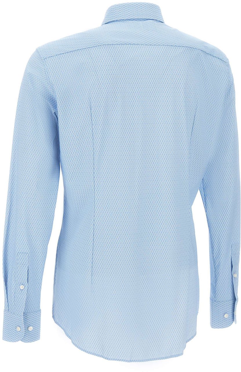 Boss Shirts Blue Blauw
