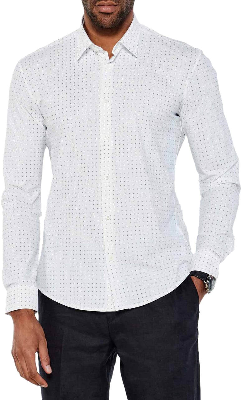 Boss Shirts White Wit