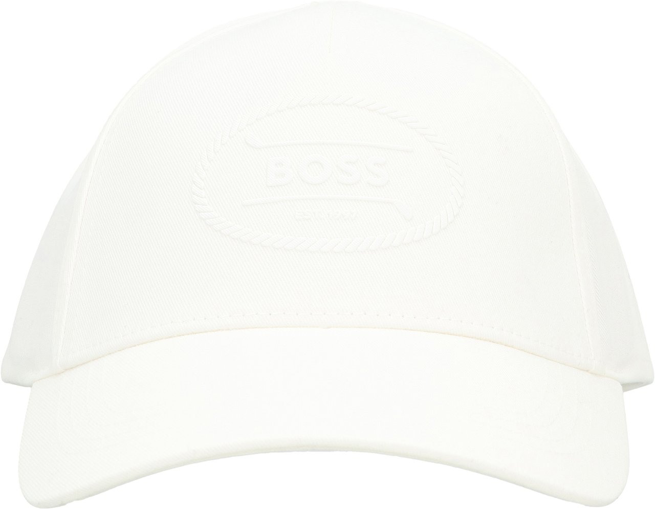 Boss Baseball cap with logo Wit