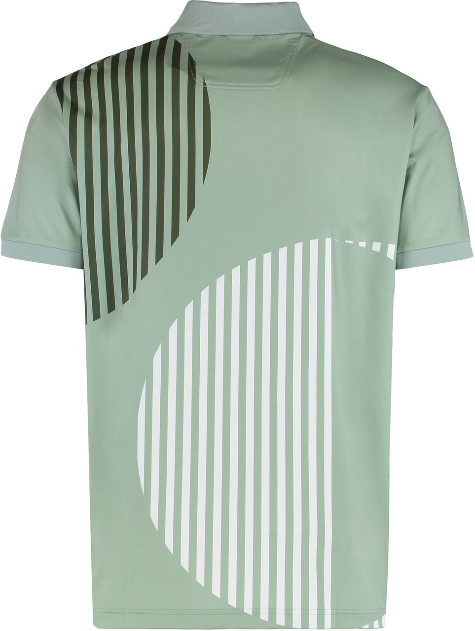 Boss Technical fabric polo Groen