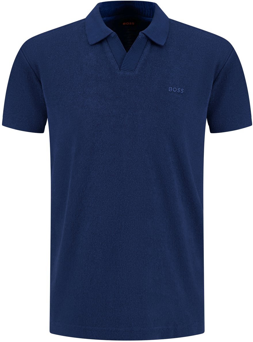 Boss Polo Blauw Blauw