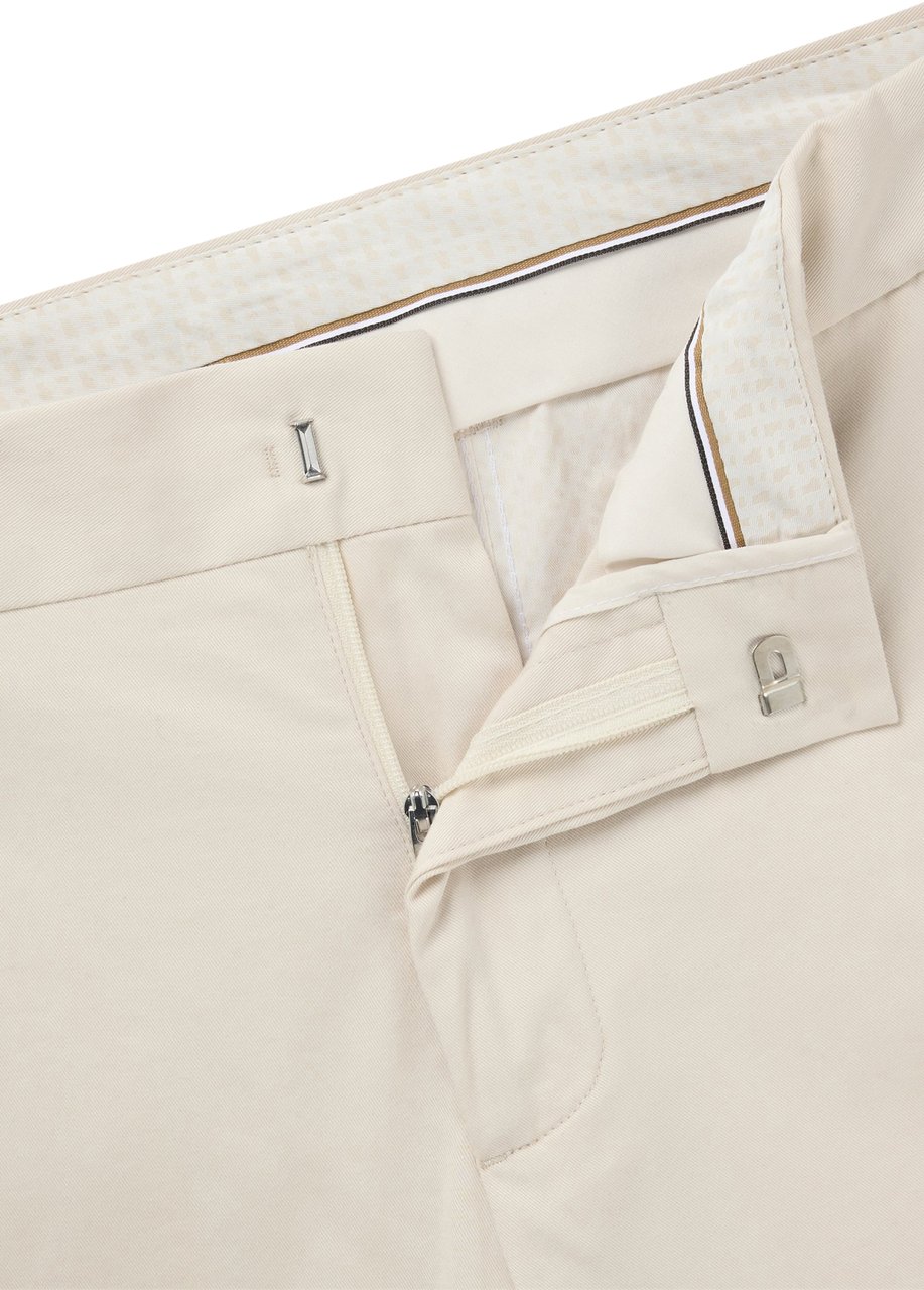 Boss Trousers Open White Wit