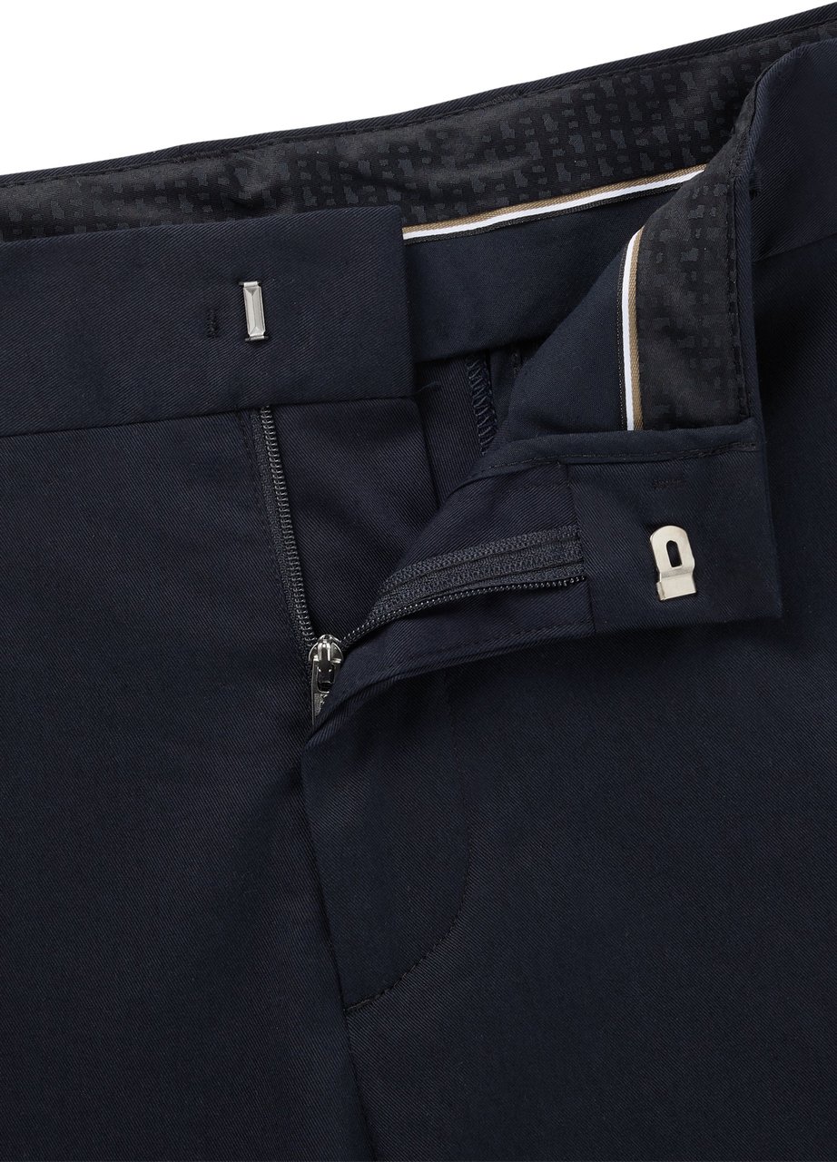 Boss Trousers Blue Blauw