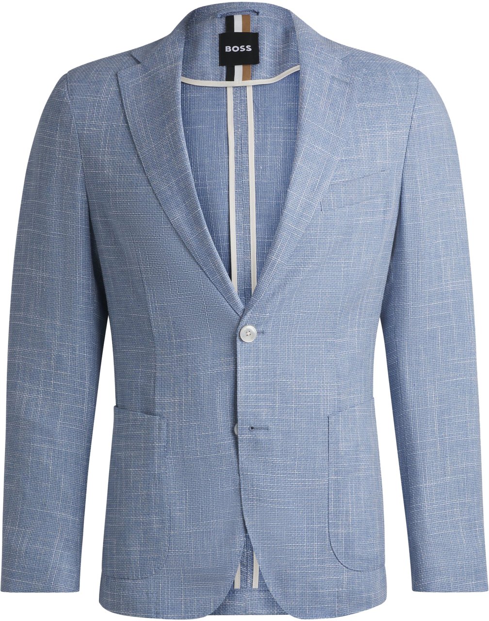 Boss Jackets Light Pastel Blue Blauw