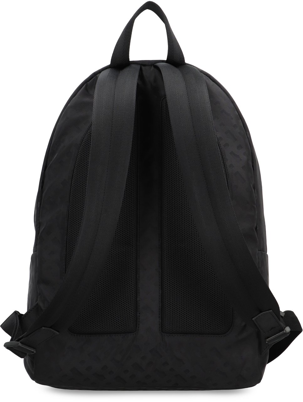 Boss Technical fabric backpack Zwart