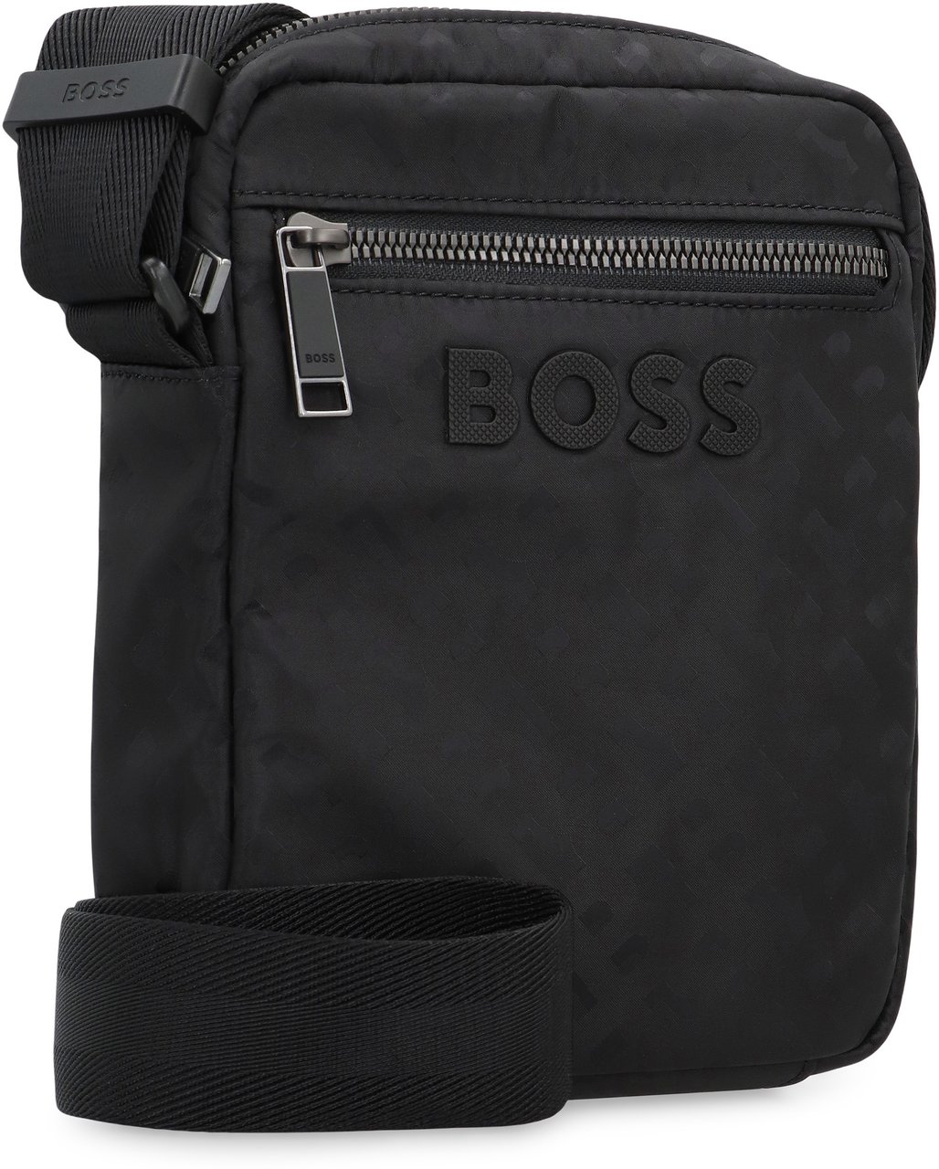 Boss Shoulder bag in technical fabric Zwart
