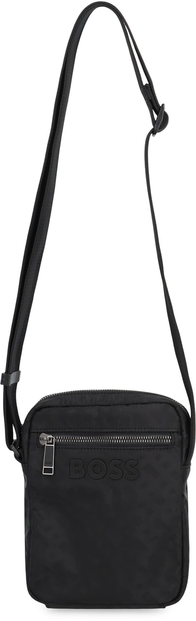 Boss Shoulder bag in technical fabric Zwart