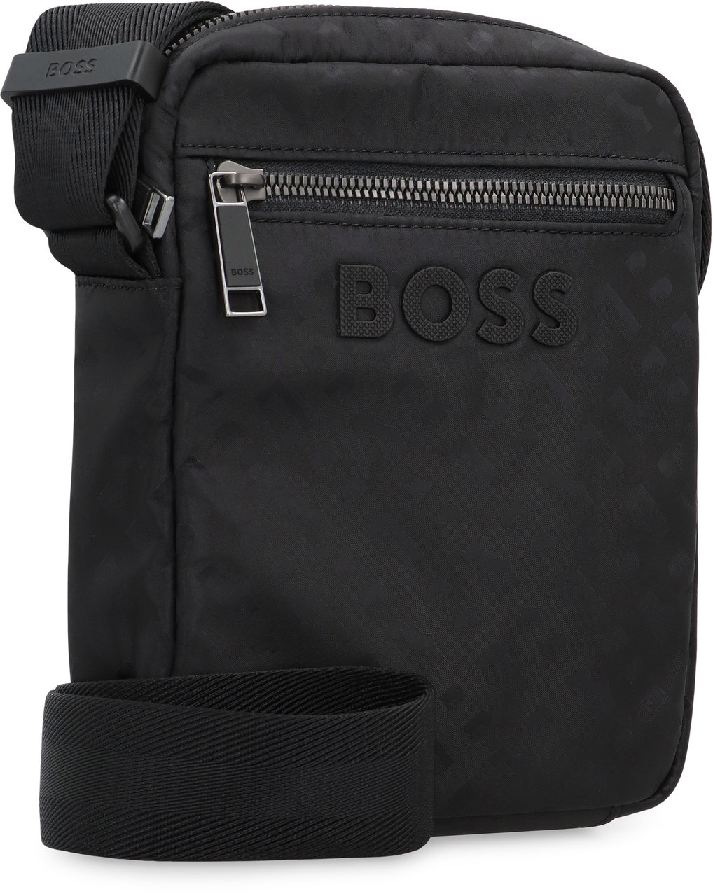 Boss Shoulder bag in technical fabric Zwart