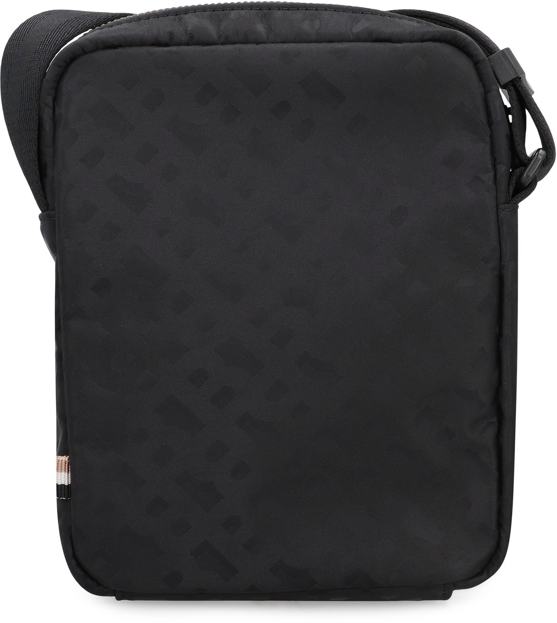 Boss Shoulder bag in technical fabric Zwart