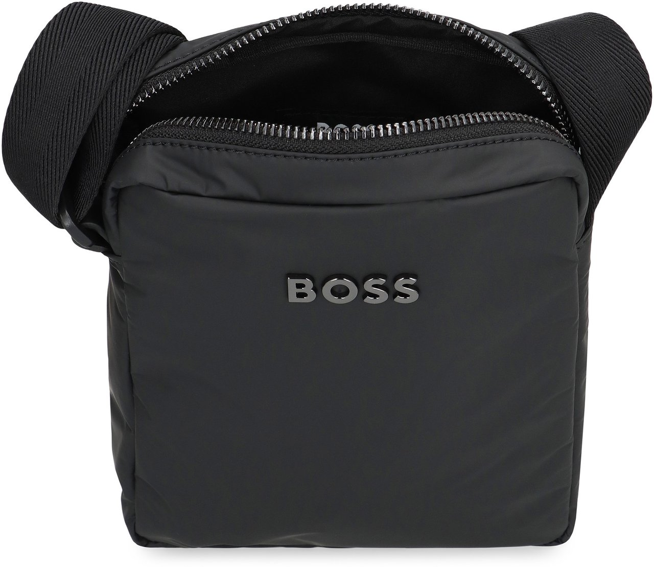 Boss Shoulder bag in technical fabric Zwart