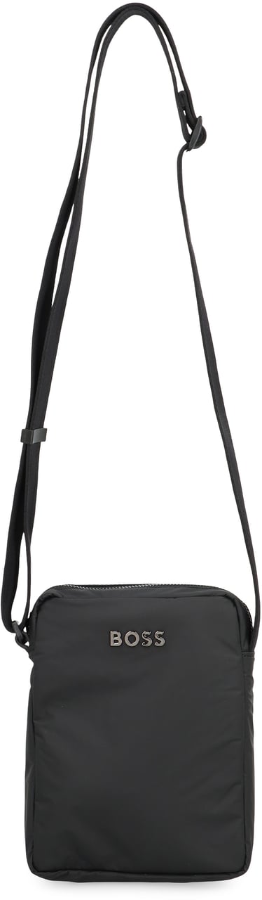Boss Shoulder bag in technical fabric Zwart