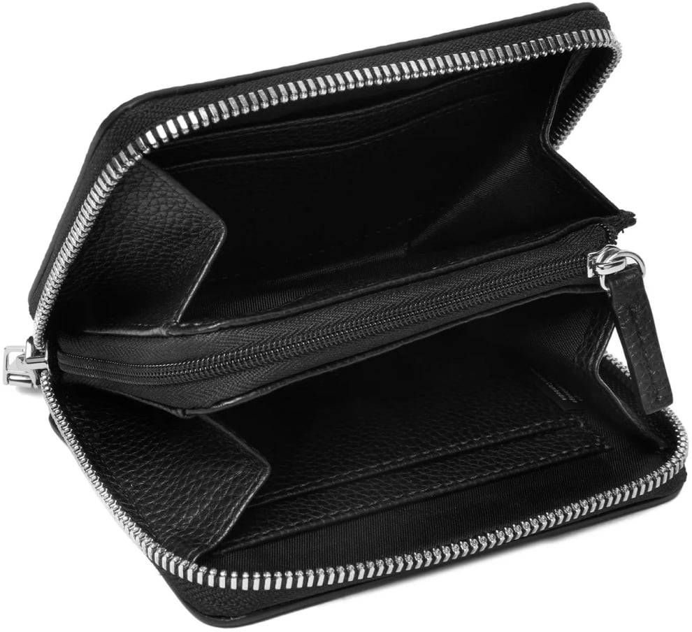 Boss Anett Logo Zip Around Wallet Zwart
