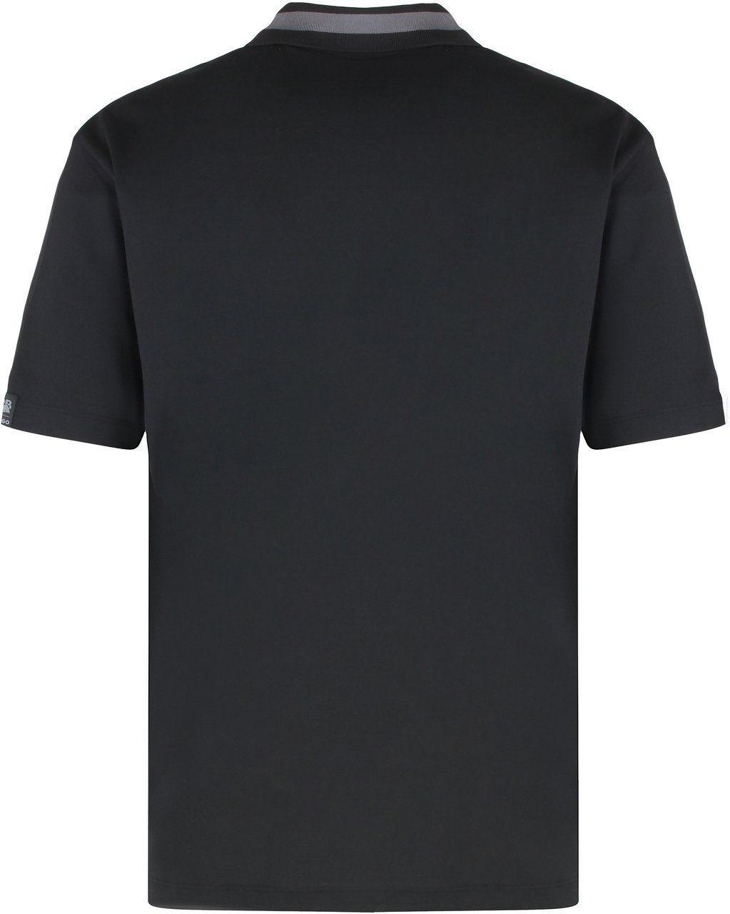 Boss Hugo x Racing Bulls - Cotton-piqué polo shirt Zwart