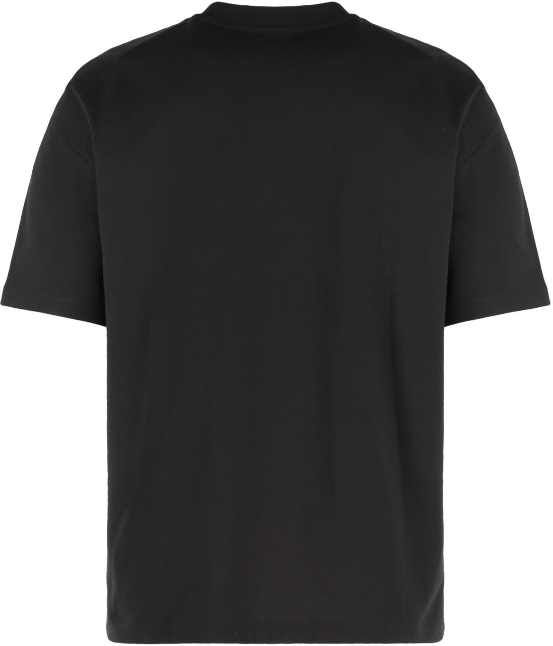 Boss Hugo x Racing Bulls - Cotton crew-neck T-shirt Zwart