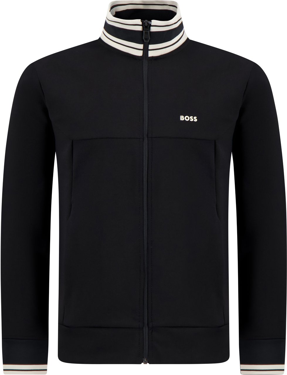 Boss Vest Zwart Zwart