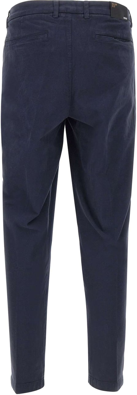 Boss Trousers Blue Blauw