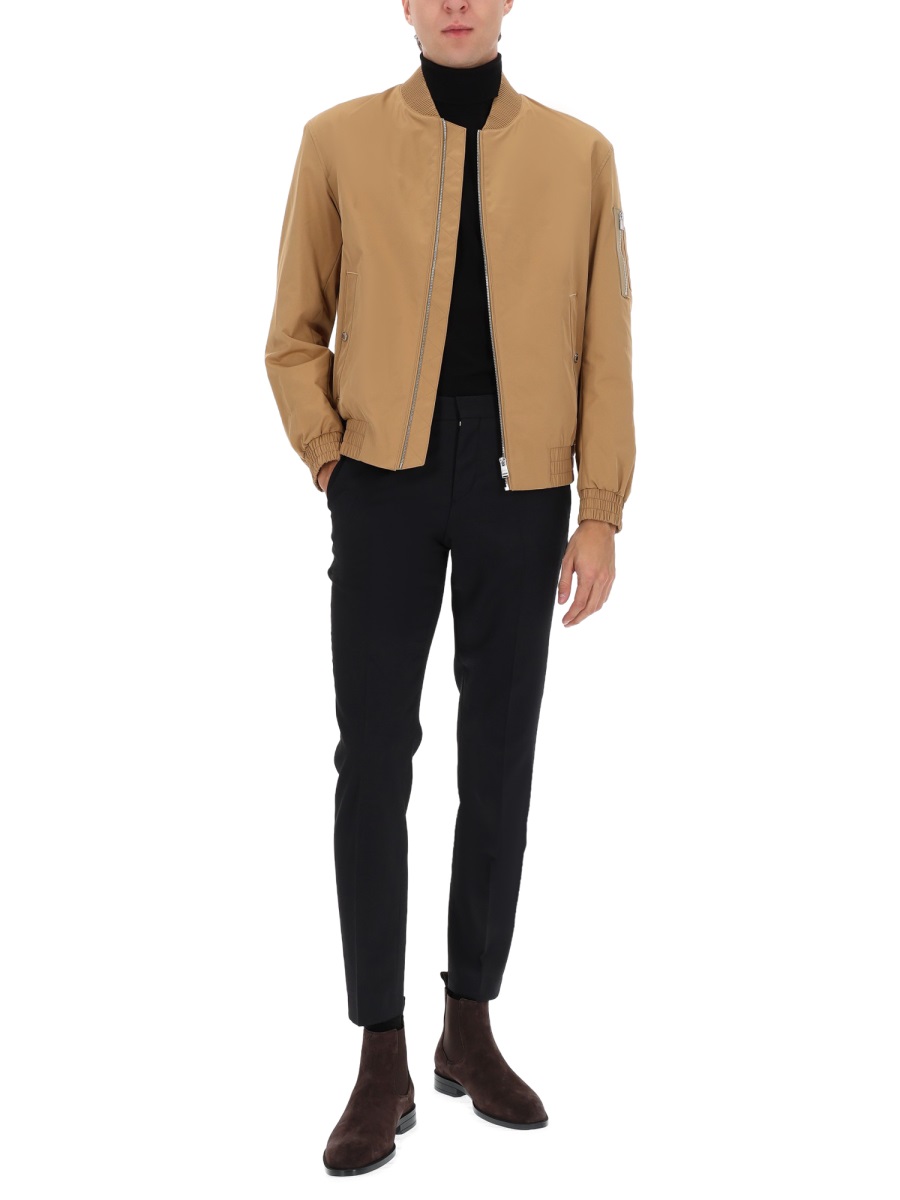 Boss H-Comber Regular Fit Zip-Up Jacket Neutraal