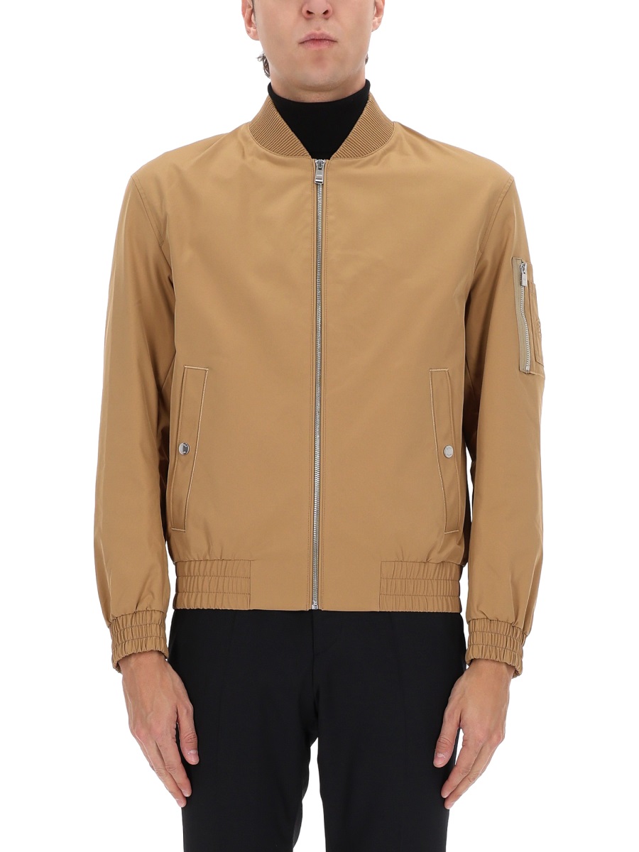 Boss H-Comber Regular Fit Zip-Up Jacket Neutraal