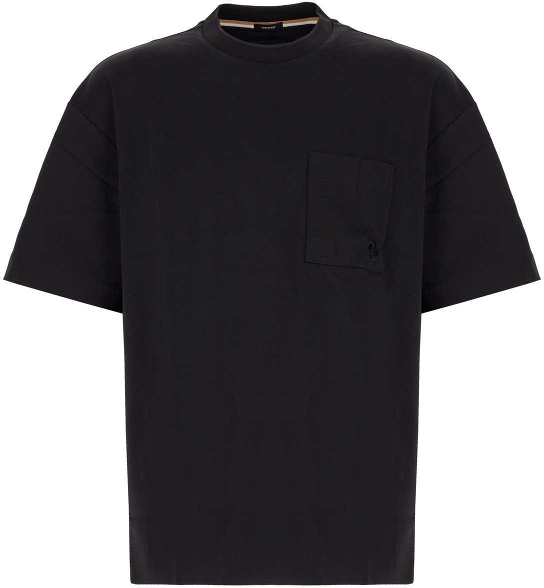 Boss BOSS Black cotton t-shirt Zwart