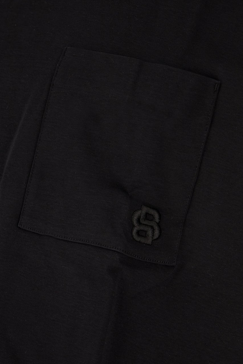 Boss BOSS Black cotton t-shirt Zwart