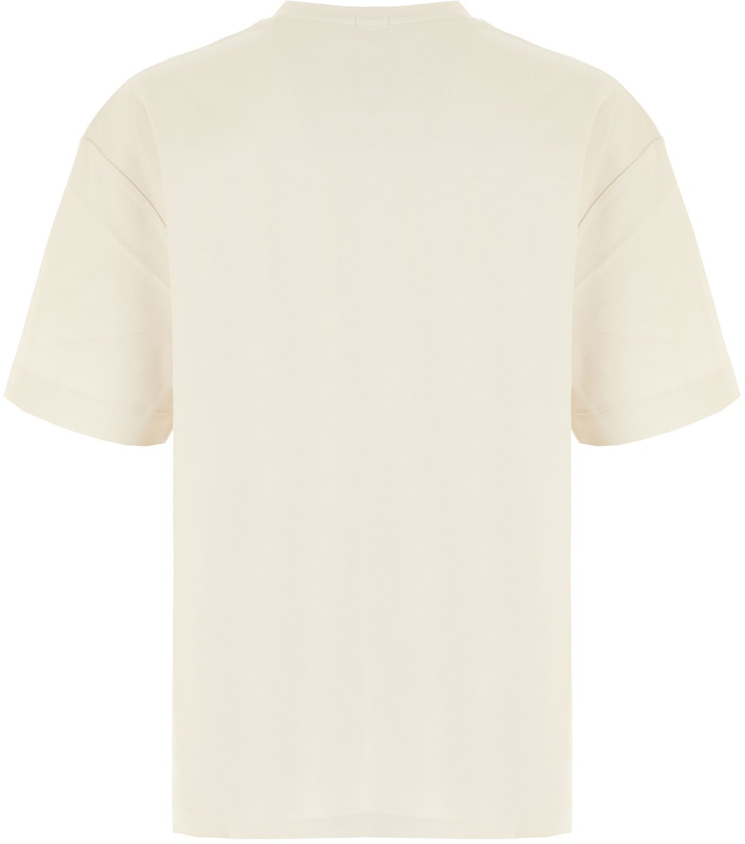 Boss BOSS Sand cotton t-shirt Neutraal