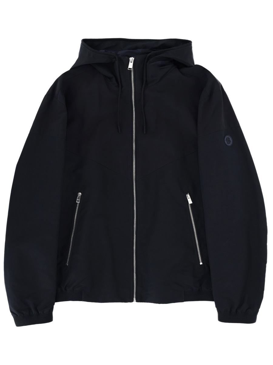 Boss H-Cireno Regular Fit Hooded Jacket Zwart