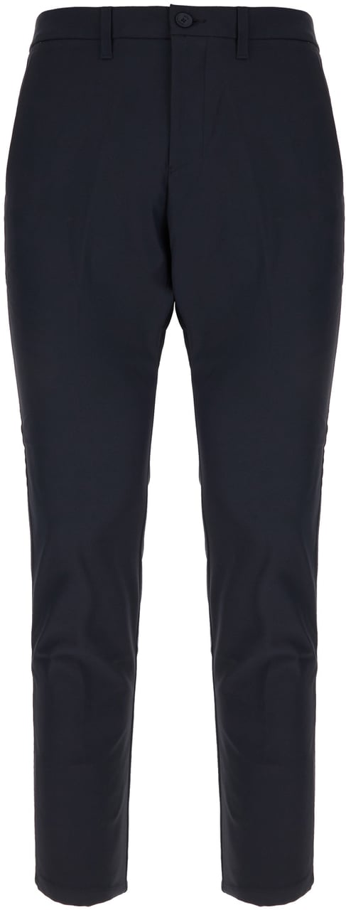 Boss Hugo Boss Midnight blue polyester pants Blauw