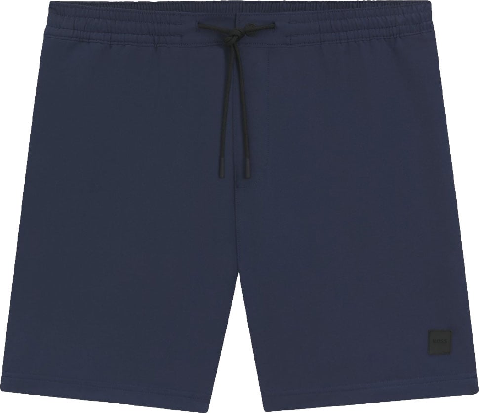 Boss Performance Logo Badge Swim Shorts Blauw