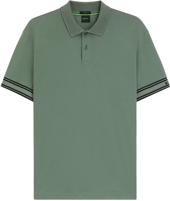 BOSS Polo Zone Groen