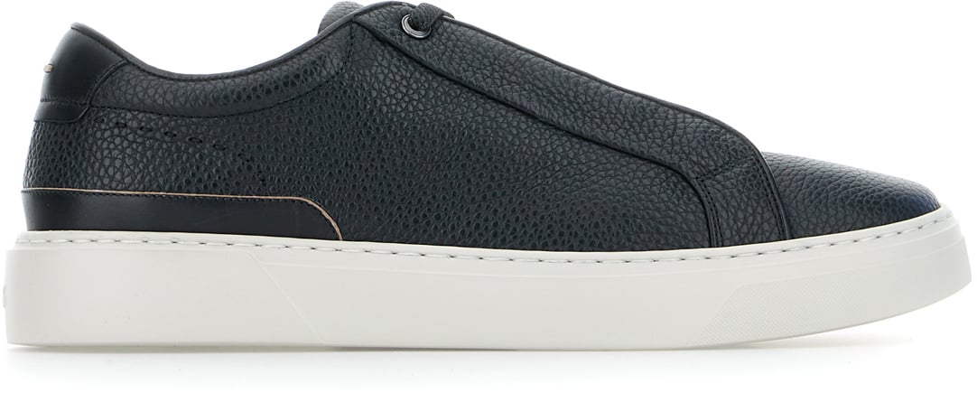Boss BOSS Black leather sneakers Zwart