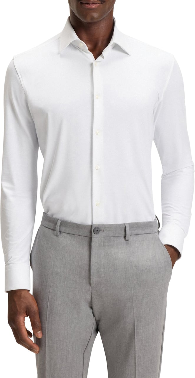 Boss Shirts White Wit