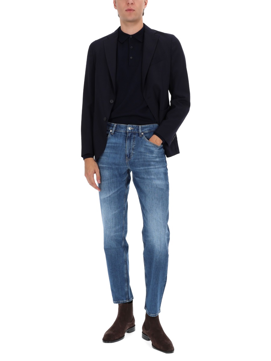 Boss Black Virgin Wool C-Hanry Blazer Zwart
