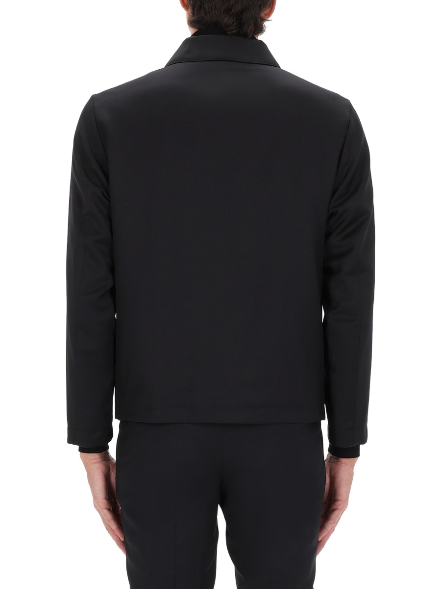 Boss Black Virgin Wool H-Hanry-Wing Jacket Zwart