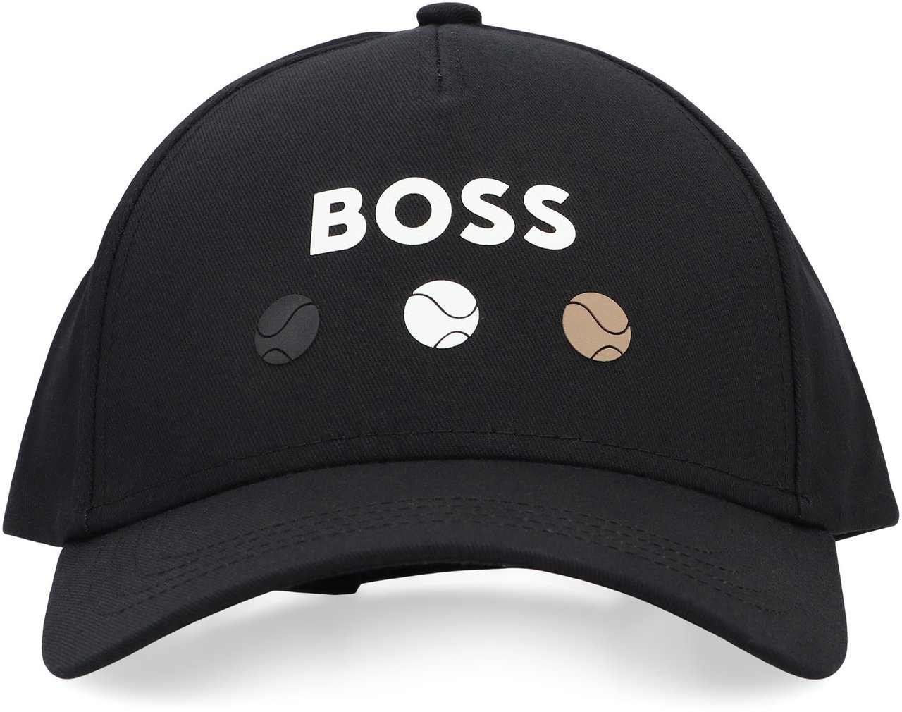 Boss Baseball cap with logo Zwart