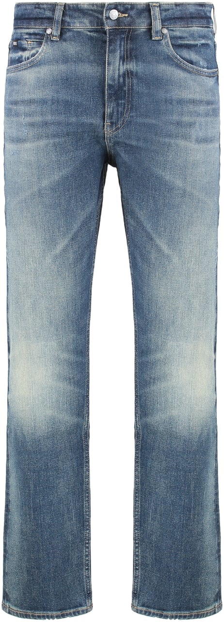 Boss Regular-fit jeans Blauw