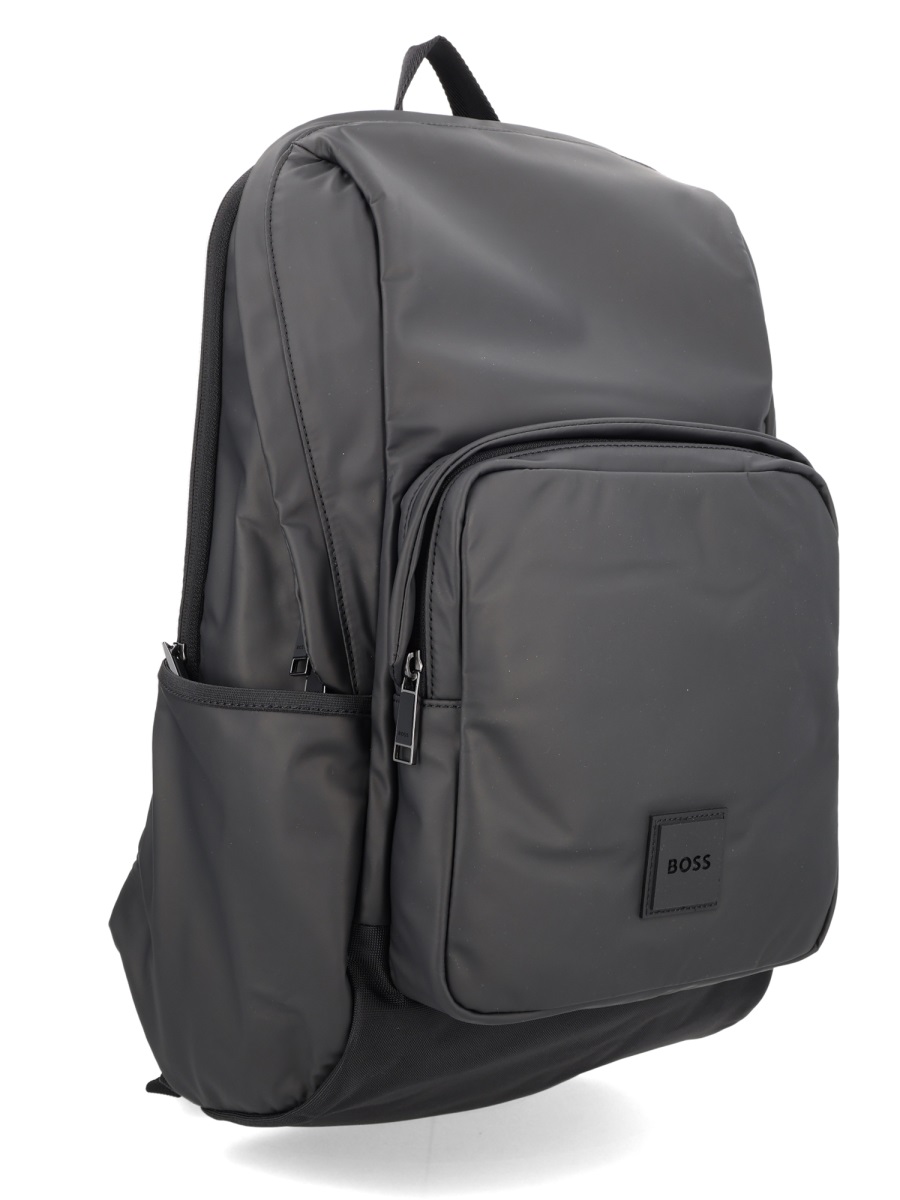 Boss Oryo Matte Minimalist Backpack Grijs