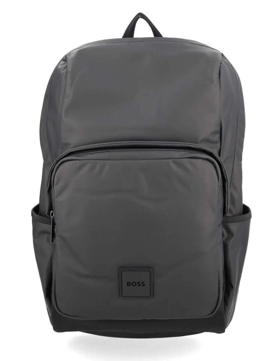 Boss Oryo Matte Minimalist Backpack Grijs