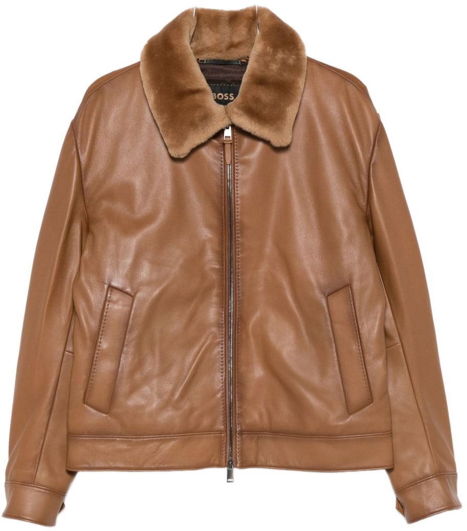 Boss Coats Brown Bruin