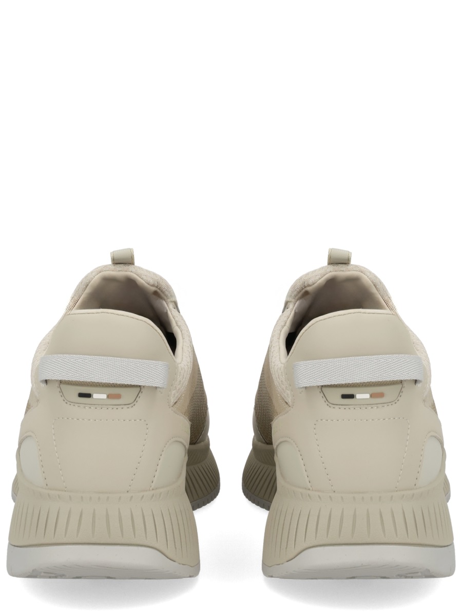 Boss Textile Ttnm Evo Minimalist Sneakers Grijs