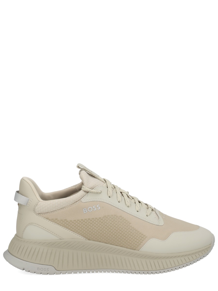 Boss Textile Ttnm Evo Minimalist Sneakers Grijs